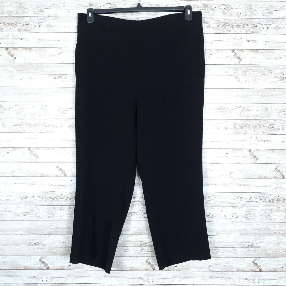 Bar III Ankle Dress Pants 2X Black Suit Separates 870 - Picture 2 of 7